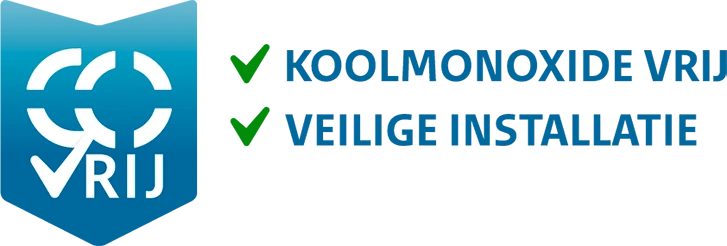 CO-vrij keurmerk: koolmonoxide vrij, veilige installatie